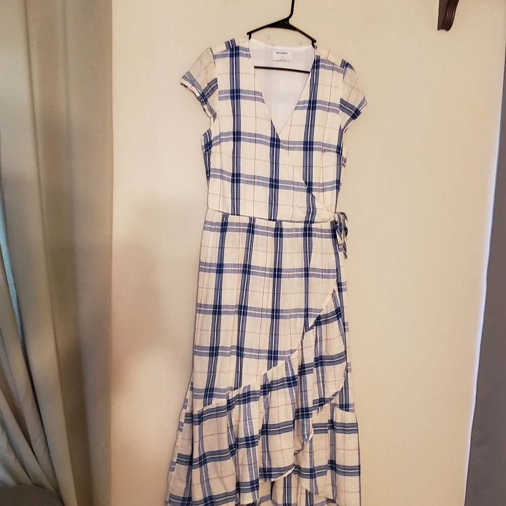Old Navy plaid Maxi Dress